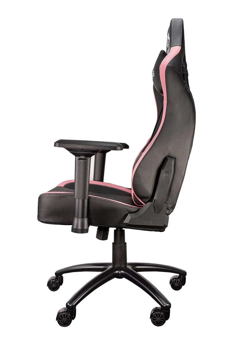 Talius Vulture Silla Gaming Profesional, Butterfly, Ergonómica, Reposabrazos 4D, Base Metal, Altura Ajustable Alto Respaldo Reclinable, Ruedas Nylon (Rosa)