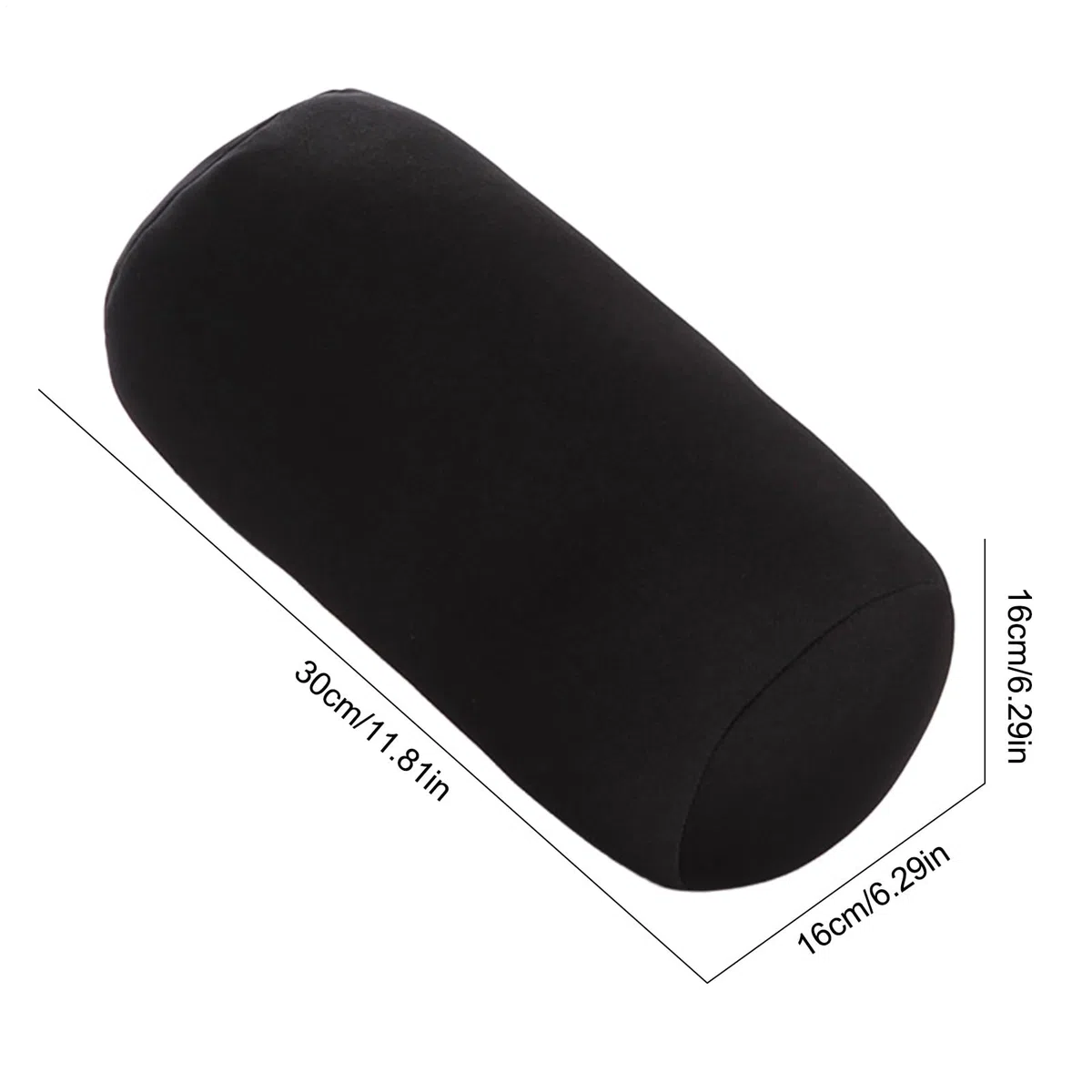 Almohada de microperlas,Almohada en rollo de espuma para el cuello - cervical con soporte cervical para mayor comodidad,Cojín trasero de soporte de microperlas para dormitorios y salas de est