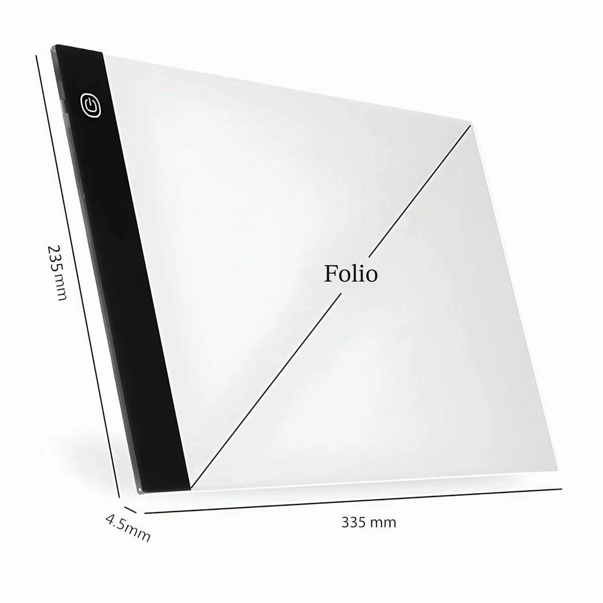 Retoo Mesa de Luz para Calcar A4, LED Tableta de Luz Dibujo Tablero de Pintura de Ultrafino de 4 mm, Cable USB Tablero luminoso para, Animación Dibujo Diseño Bosquejo Bordado Bocetos
