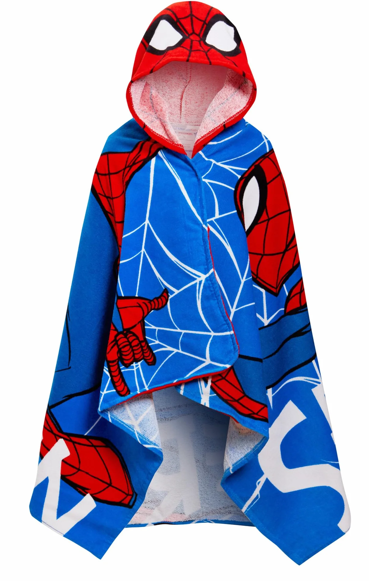 Spider-Man Toalla con capucha 100% algodón Vestir Vengadores Poncho Niños Baño Toalla de playa Envoltura de natación Niños Cambio de bata