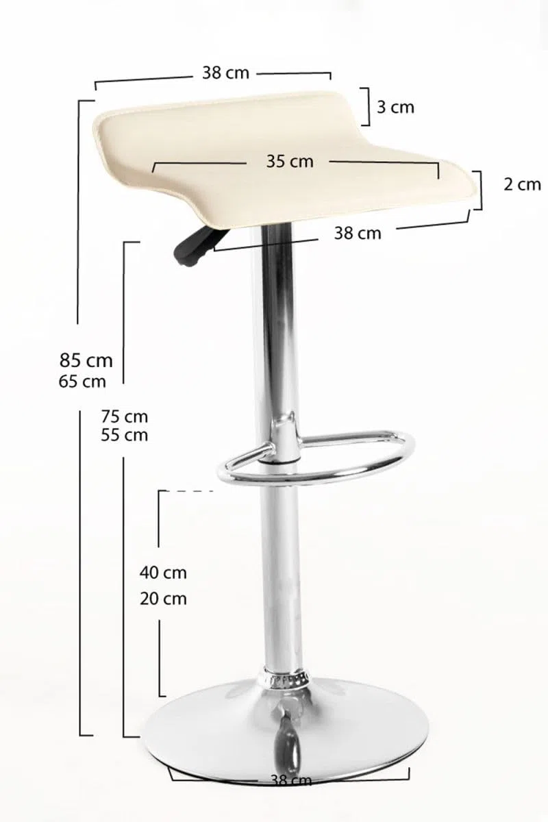 Regalos Miguel - Taburetes Cocina - Taburete Tim - Beige