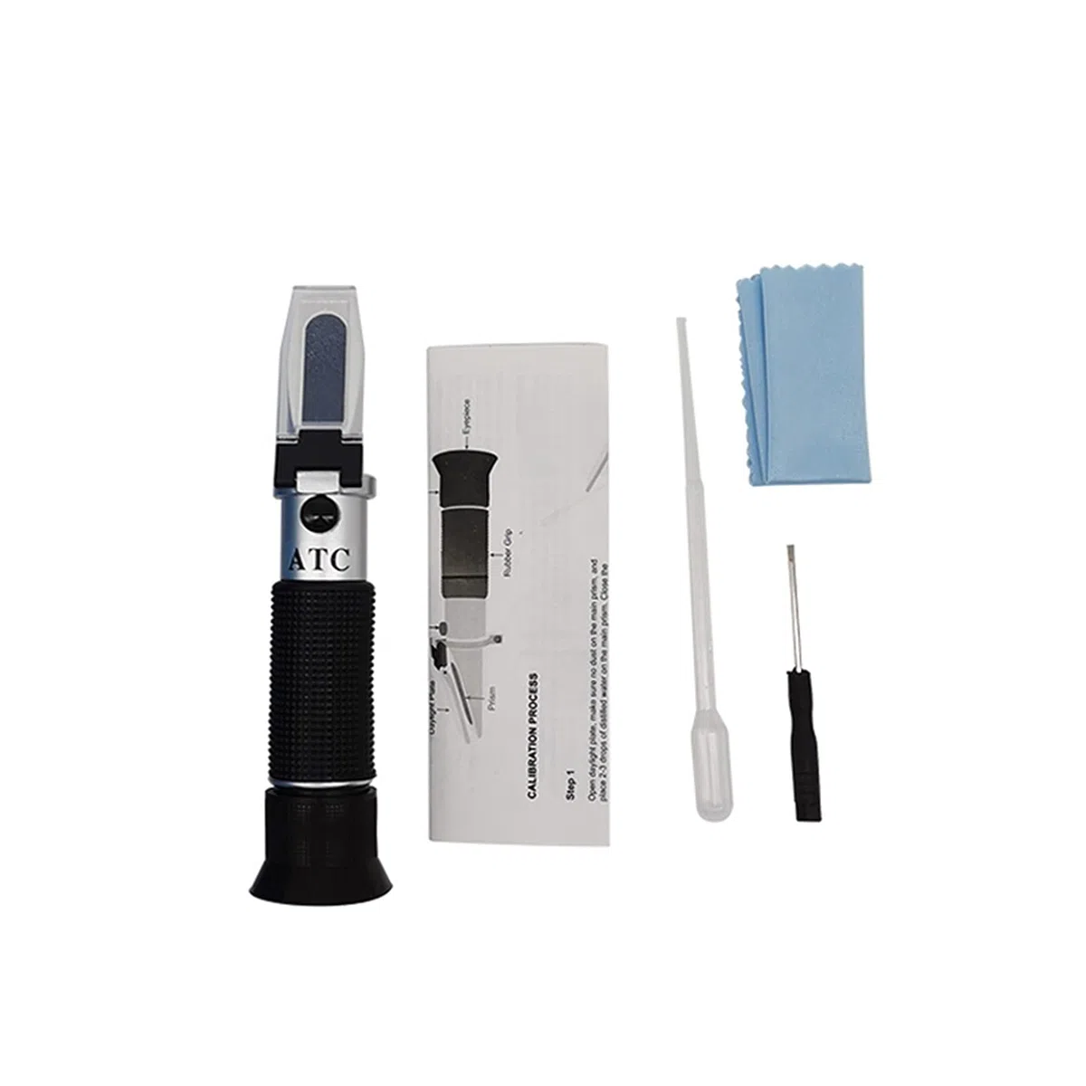 Refractómetro Digital, Probador de proteínas de orina Humana, refractómetro medidor 0-12G / DL proteína sérica 1.000-1.050sg Medidor de Gravedad específico de orina