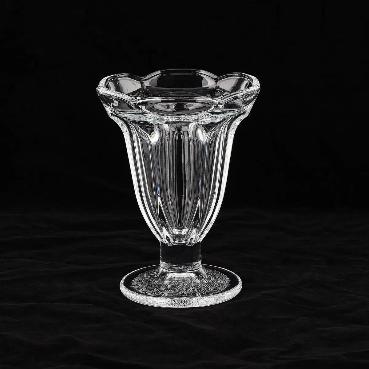 6 Vasos de Cristal para Helado, 6.7 Oz, Vasos Transparentes para Batidos, Tazones de Postre, Vasos de Vidrio para Helado, Vasos para Batidos, Vasos de Yogur, Vasos de Vidrio para Postres,(Claro)