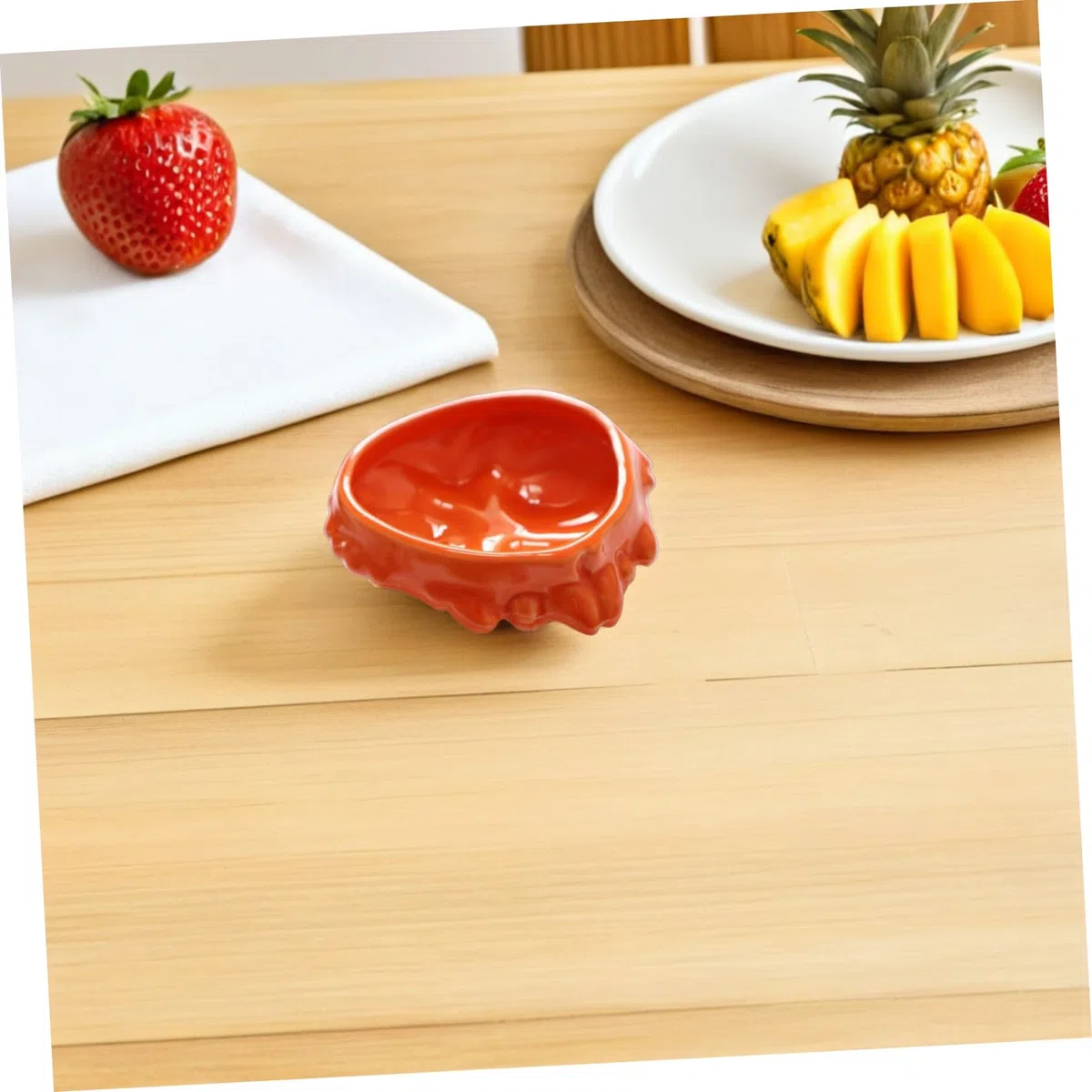 Cabilock Plato De Cerámica Crab Diseño Novedoso Perfecto Para Familias y Restaurantes