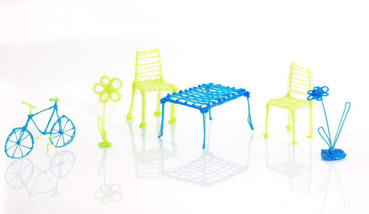 FreeSculpt - Lápiz de impresión 3D para impresora 3D, alimentación USB, incluye 20 filamentos PLA (Printing Pen, bolígrafo infantil, como)