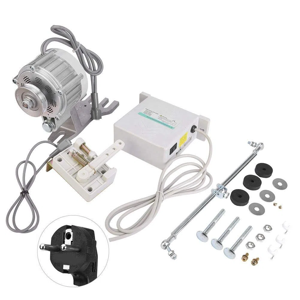Motor Servo Industrial sin Escobillas para Máquina de Coser, 750W, 4000 RPM, 7N.m, Posición de Aguja, Enchufe UE