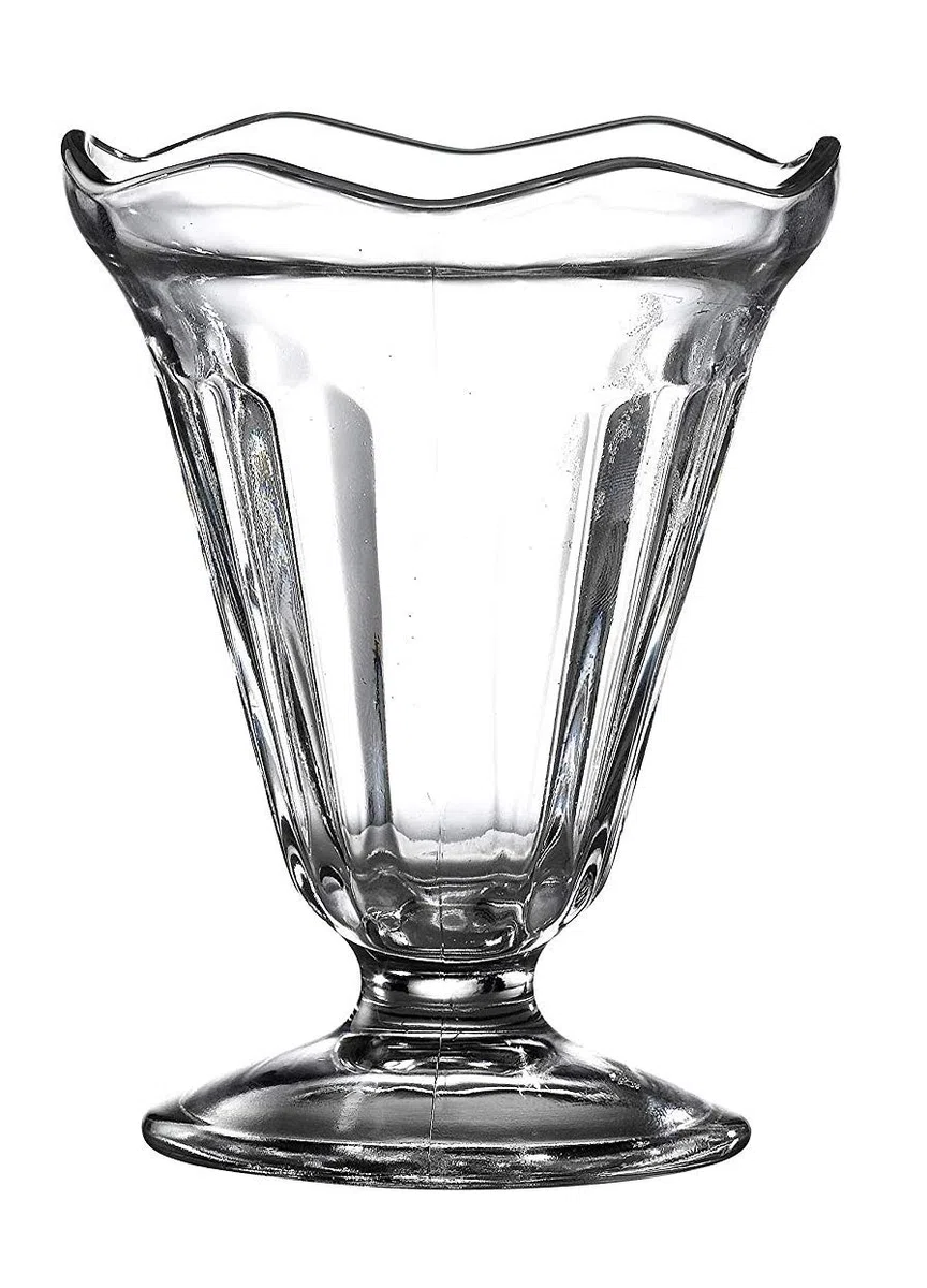 Topkapi 250.872 – Juego de 6 copas de helado Chicago para postre, copas de cóctel, helado Sundae, 23,5 cl, altura 13 cm