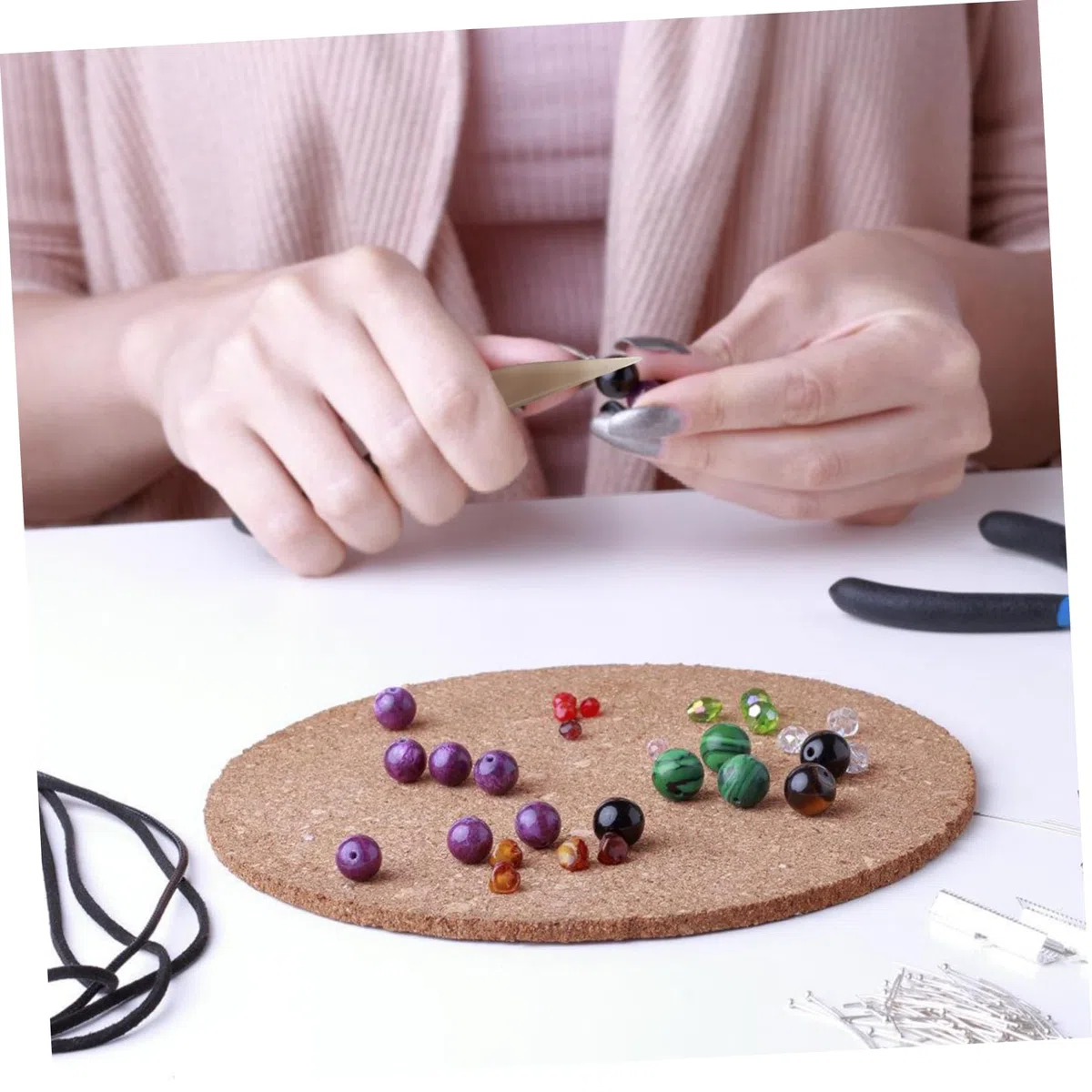 PLAFOPE Set de 5 Bruñidores de Piedra Natural para Joyería de Oro y Plata, Herramienta Segura para Pulir, Adecuado para Uso Personal y Taller de Joyas