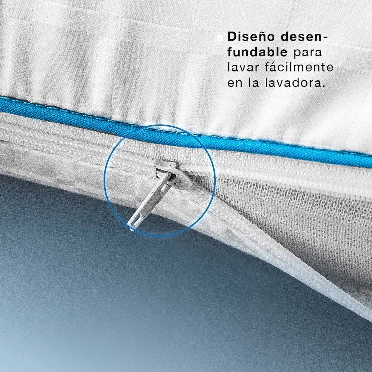 KUO Dream - Almohada TecnoFresh | Viscoelástica con Gel Fresh | Suave y Transpirable | 70 cm
