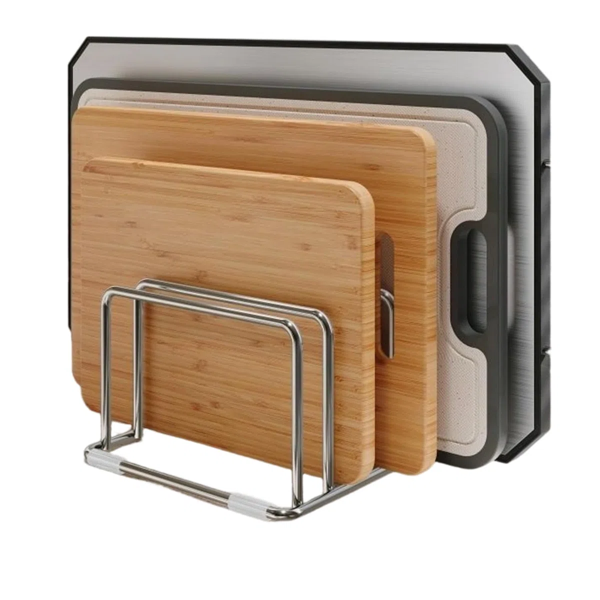 Soporte Para Tablas De Cortar | Organizador Y Resistente Al Óxido - Soportes Para Tablas De Cortar,Para Hogar Cocina Oficinas Libros Archivos Utensilios De Cocina Sartenes