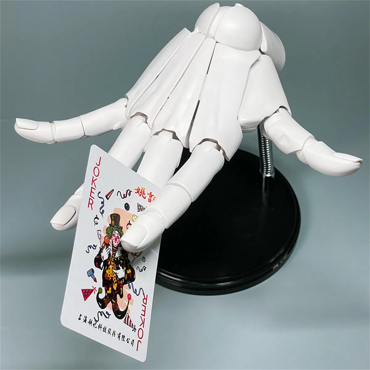 Zeetan Modelo Flexible De La Mano Derecha 1:1, Figuras De Mano del Maniquí De Artistas Móviles De Las Articulaciones para Mostrar Bocetos Y Pintar,Gris