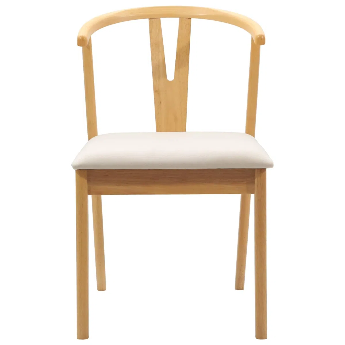 Juego de 2 sillas de comedor vintage de madera maciza de caucho con superficie lacada, estilo clásico con cómodos cojines para el comedor, la cocina y la oficina en casa