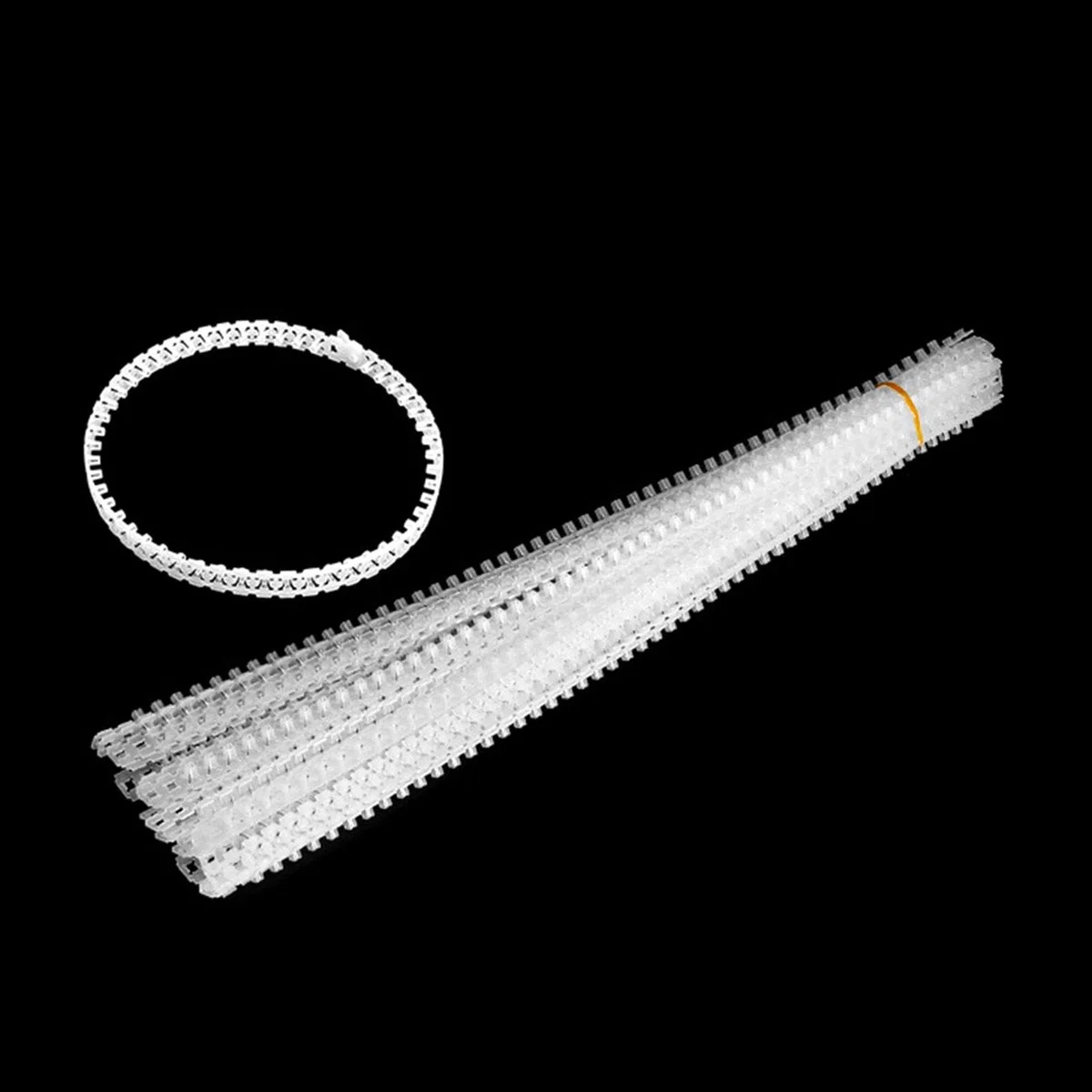rockible 20x correas de cadena vacías, cinta de tornillo de alimentación automática, práctico adaptador de máquina de clavos de cadena automática para tablero