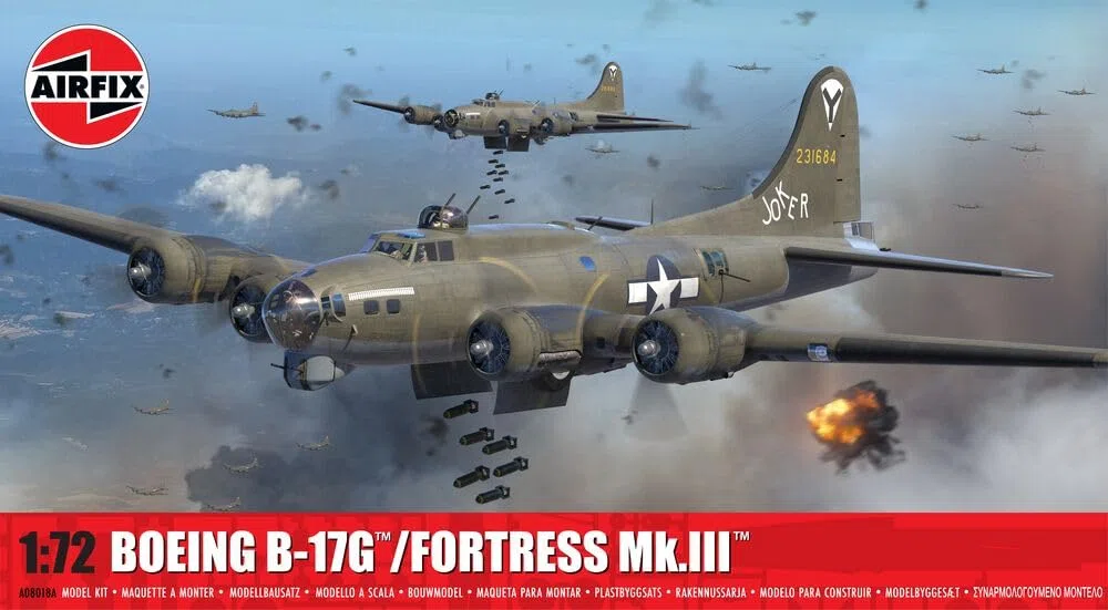 Airfix Kit clásico A08018A del Boeing B-17G/Fortress MkIII