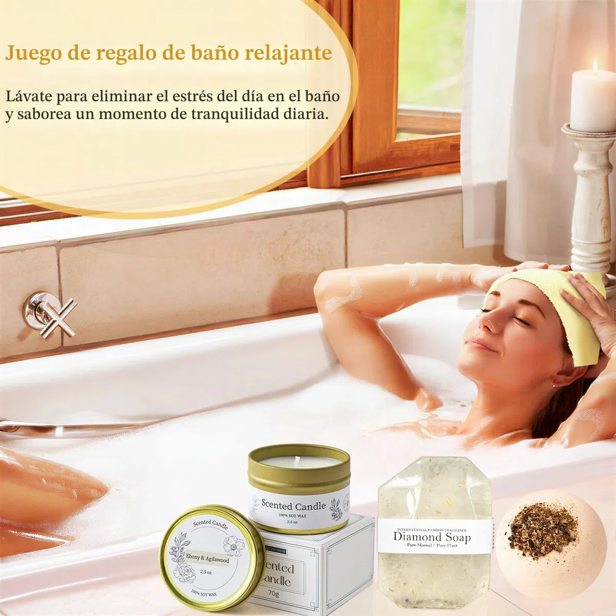 Regalos Originales para Mujer, Regalo Mujer Cumpleaños para Amigas Madre Hermanamejor Amiga, Relajación Bienestar Ideas Regalo Mujeres para Valentín, Día de la Madre, Navidad