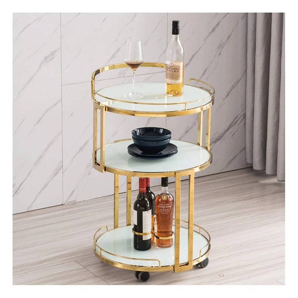 Carrito de vino rodante con almacenamiento, carrito de bar de cocina con ruedas, elegante carrito para vino y bebidas, carrito de servicio de hotel, estación de bebidas móvil, muebles de cocina