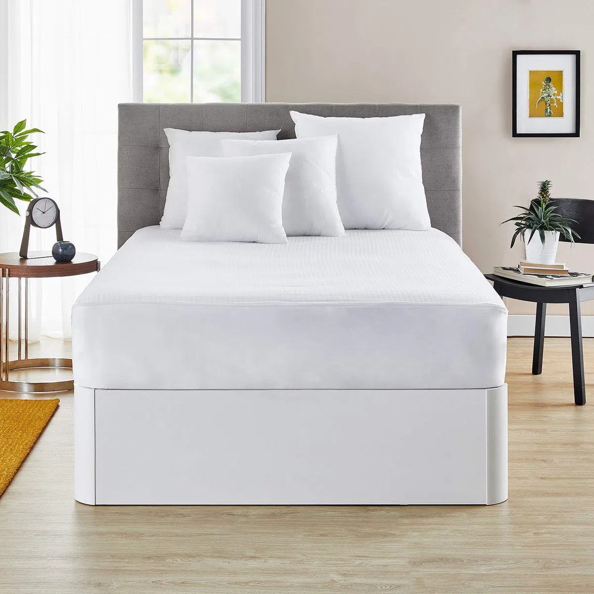 Pikolin Home - Funda COLCHÓN NO Impermeable (135x196, Cutí 100% Algodón)