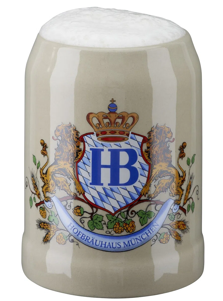 HB Hofbräuhaus München Jarra de cerveza alemana Múnich Hofbräuhaus München HB 0,5 litros King Werk KI 1000060