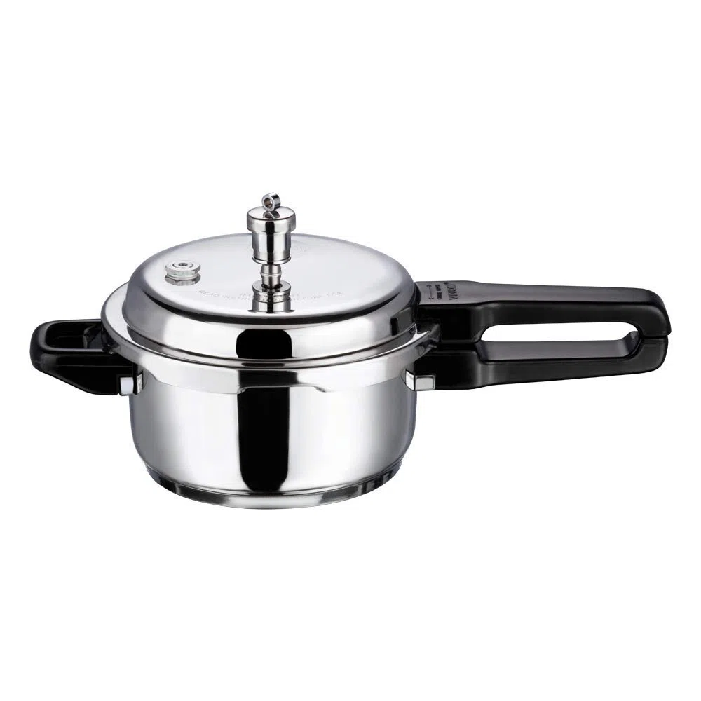 Vinod V-2L - Olla a presión para sándwich (acero inoxidable, 2 L), color plateado