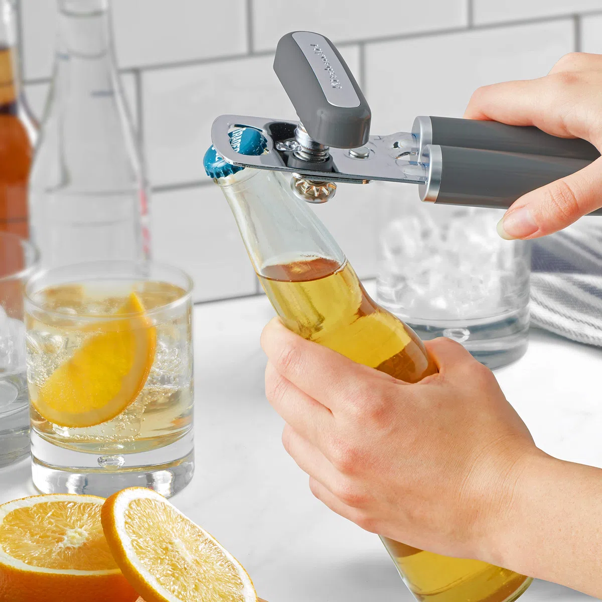 KitchenAid KE199OHCGA - Abrelatas multifunción gourmet, carbón, talla única