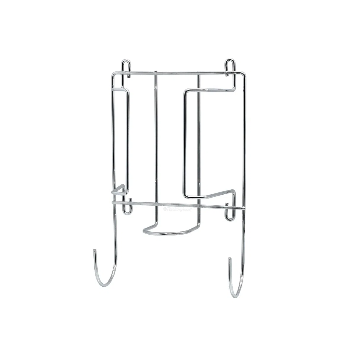 Door or Wall Mounted Iron and Ironing Board Holder Polished Chrome Finish