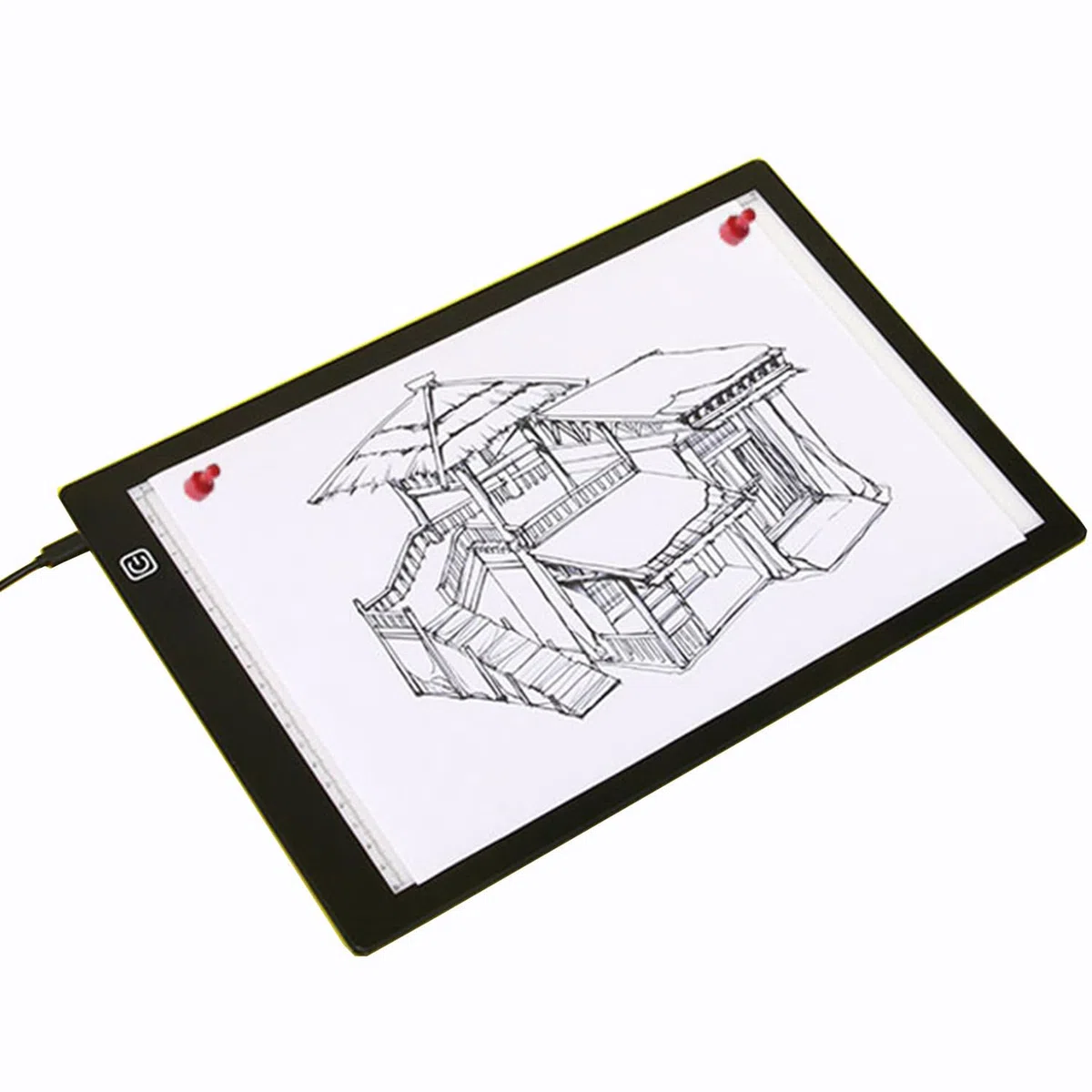 Caja de Luz Para Calcar,LED Light Tracing Pad,Dibujo Copiadora Escritorio Protección Ojos Diseño A4 Tacto Ligereza Ajustable Inteligente para el artista Cartón Hacer Sketch Diseño(profesional)