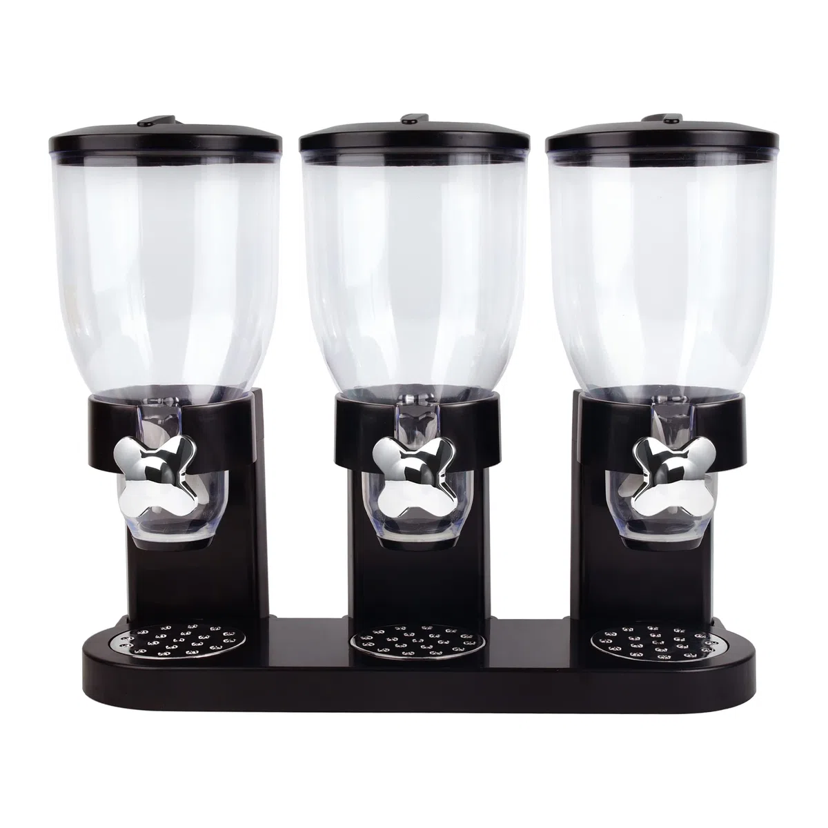 Sinceroduct Triple Food Dispenser Cereal Containers Storage Dispenser Food Storage Container Cereal Dispenser