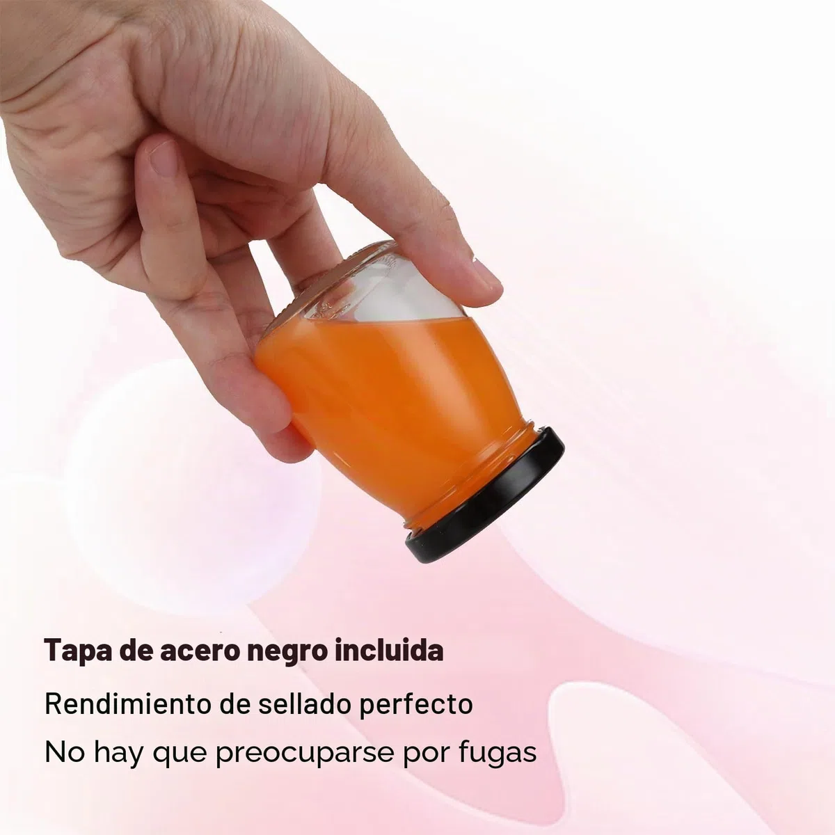 20 tarros de yogur de 100 ml con tapa negra, frascos pequeños de cristal, mini botellas de cristal para mermelada, miel, gelatina, mousse, especia