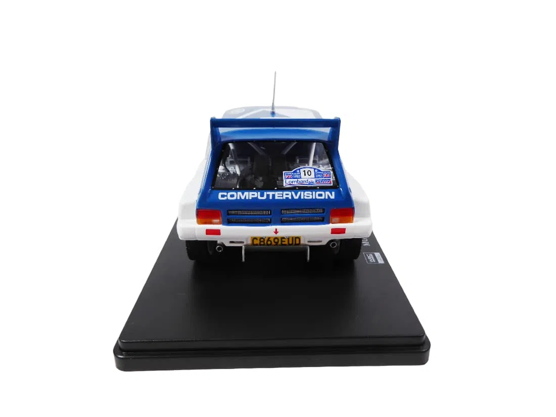 OPO 10 - Coche en Miniatura reproducido en Escala 1/24 Compatible con MG Metro 6R4 Pond - RAC Rally GB 1985 - RVQ21
