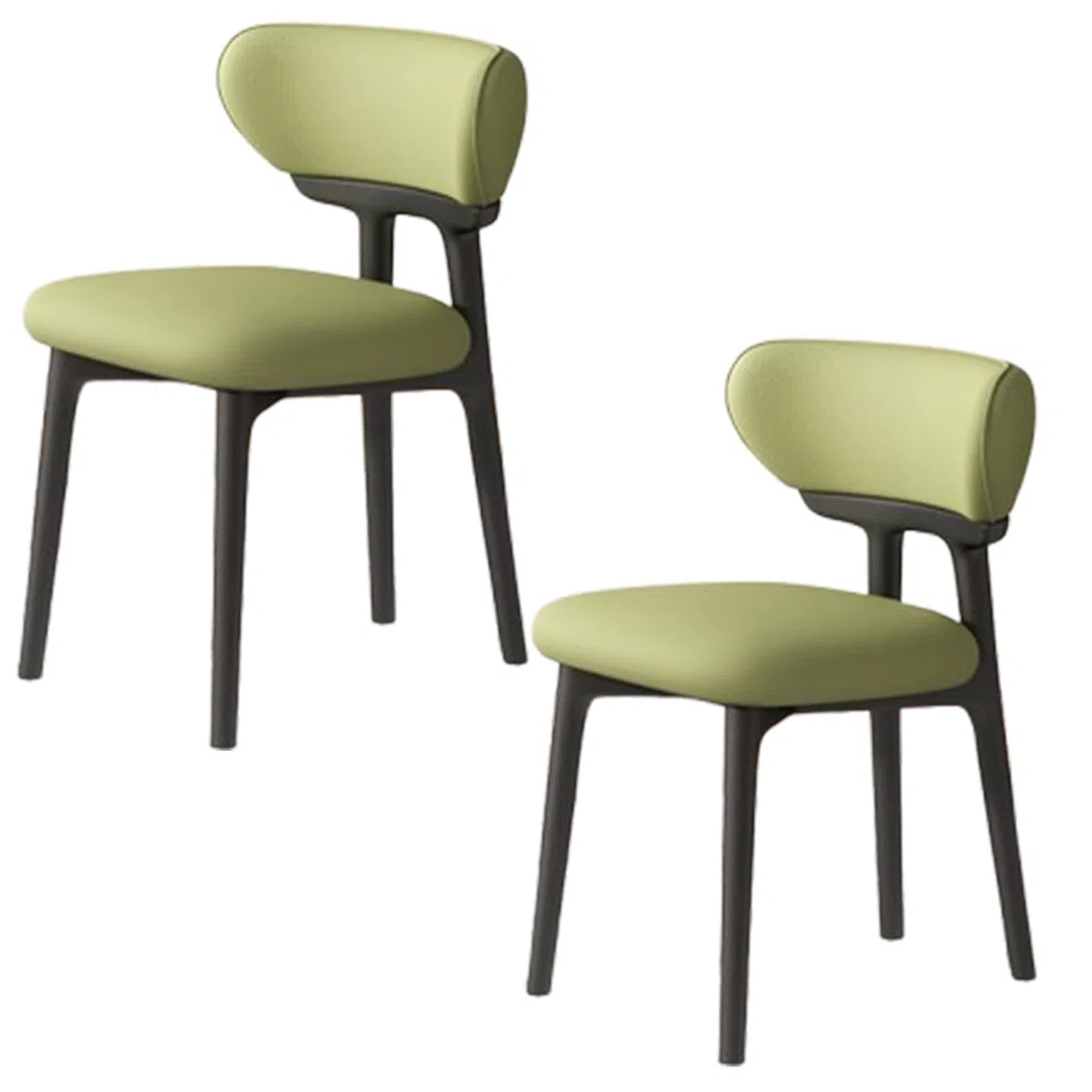 Juego de 4 sillas de comedor vintage de madera maciza, asientos tapizados ergonómicos para el hogar, restaurante, hotel, bar, diseño cómodo y sin fatiga para largas sesiones de sentado