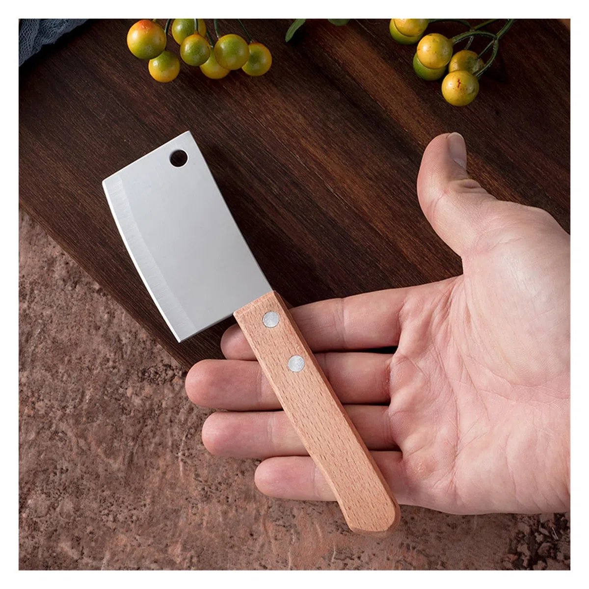 Mini cuchillo de cocina de acero inoxidable, cuchillo de carnicero for pescado, cuchillo for Sushi, herramienta peladora de frutas y verduras, cuchillo portátil for acampar al aire libre