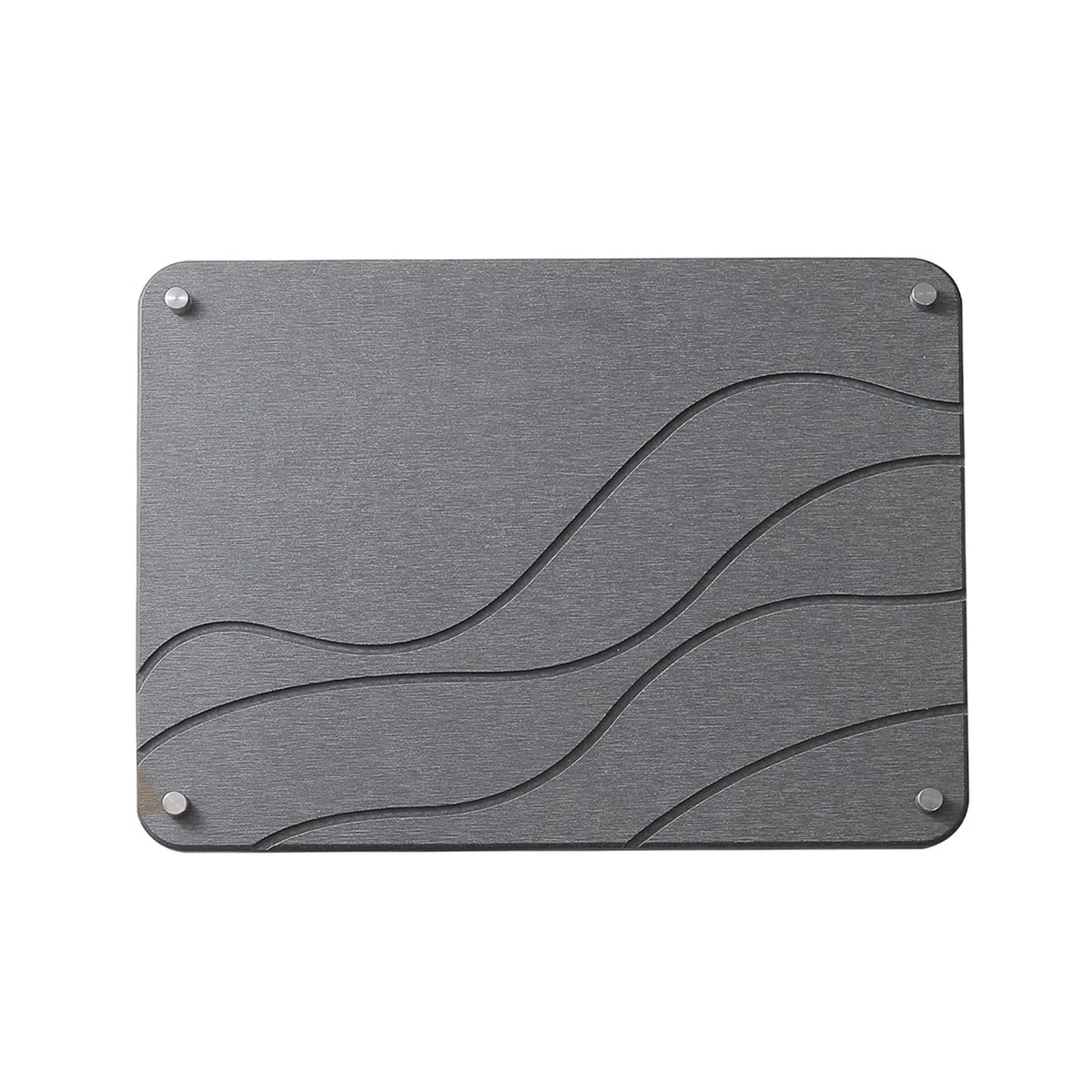2 Alfombrillas de Secado de Piedra de Diatomita, Alfombrillas para Secar Platos, Súper Absorbentes, de Secado Rápido, Antideslizantes, Diseño Elevado, Alfombrilla para Secar Platos para