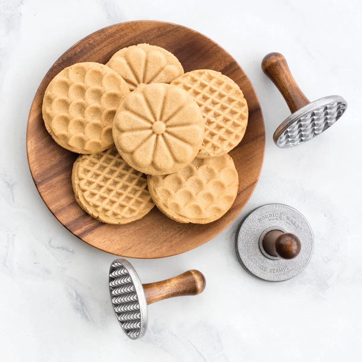 Nordic Ware 1235 - Sello para Galletas, diseño de Las 4 Estaciones