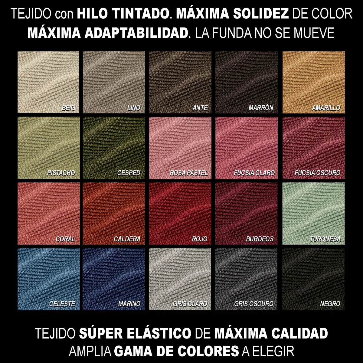 FAVERTI® Funda Super Elástica Silla de Comedor Sin Respaldo | Pack 2 Unidades | Modelo NOVELE | Beige | Protector de Calidad de Tejido Jacquard Tacto algodón