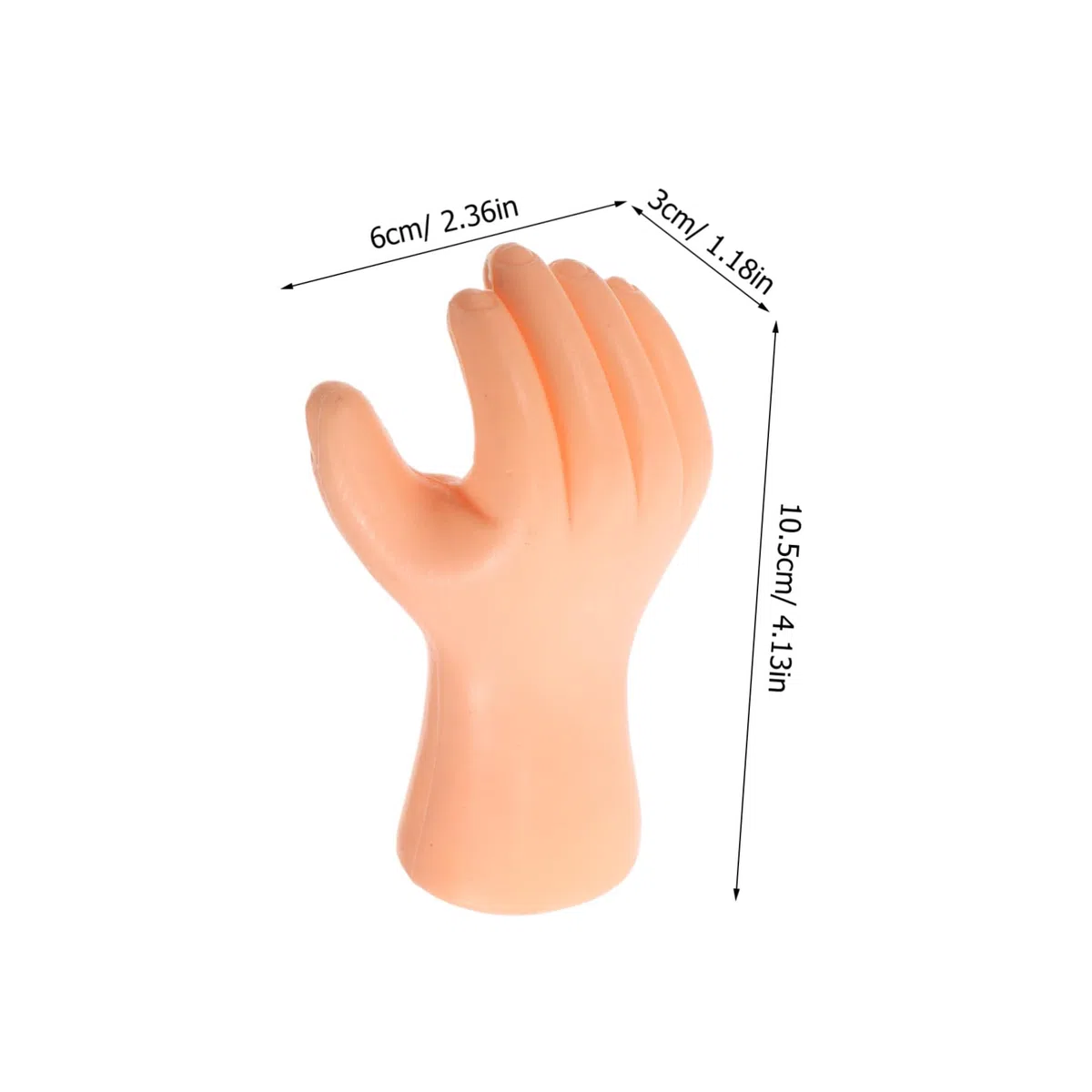 Toyvian 6pares Arreglos Manos De Muñeca Realistas Accesorios De Simulación De Plástico Componentes para Manualidades De Muñecas DIY Manos Miniatura para Reparación De De Simulación
