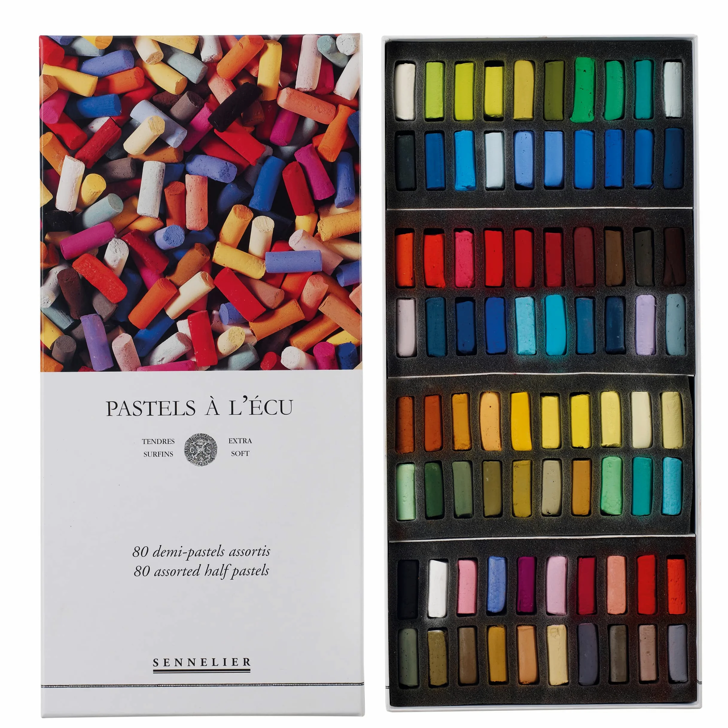 Sennelier Pastels Soft Half ST PKG, 80 unidades (paquete de 1)