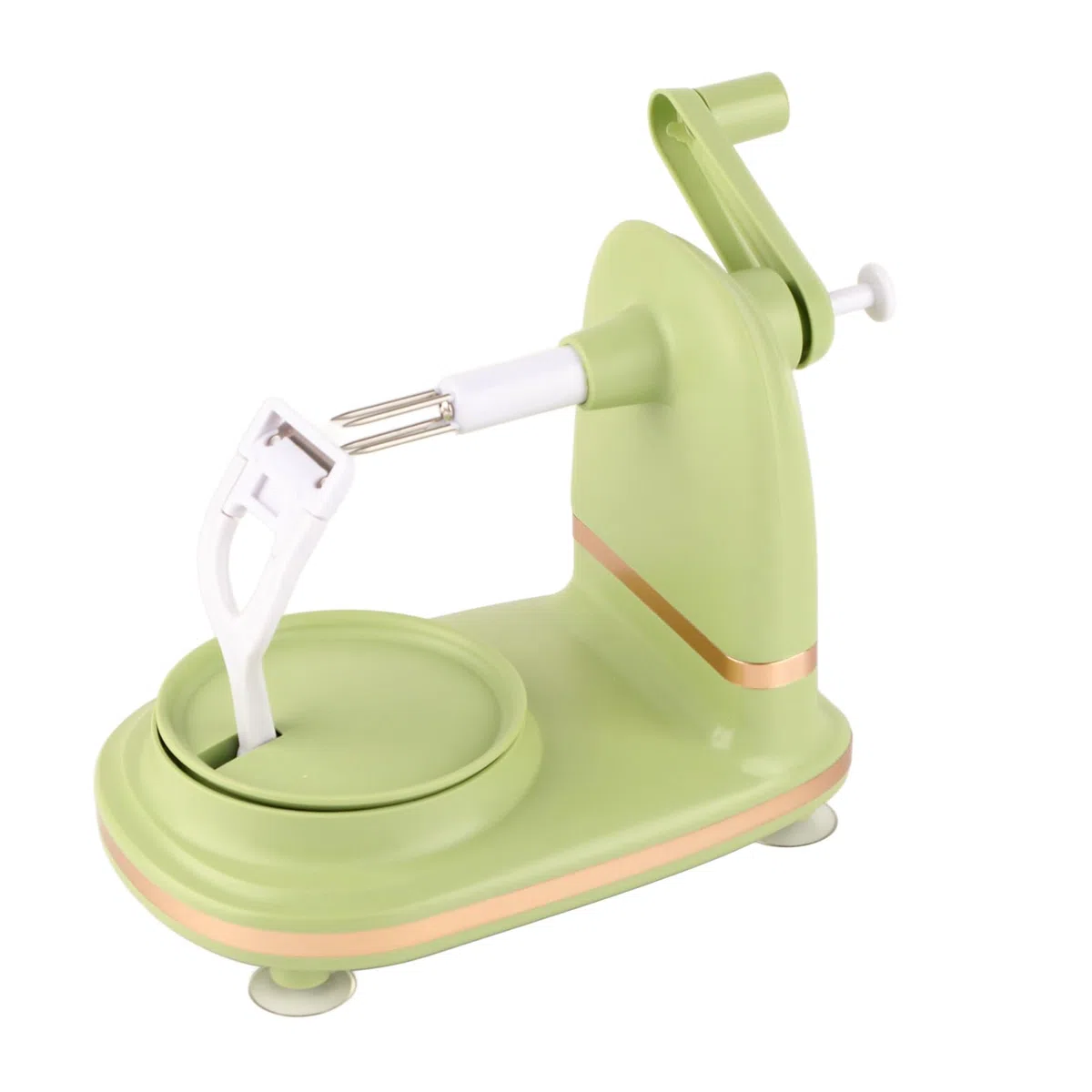 Pelador de Frutas pelador de manzanas Multiusos ,Fácil de Usar ,Seguro ,Eficiente ,Máquina para Pelar Frutas ,Cuerpo Exquisito de PP con Cortador de Frutas para Obieraczki