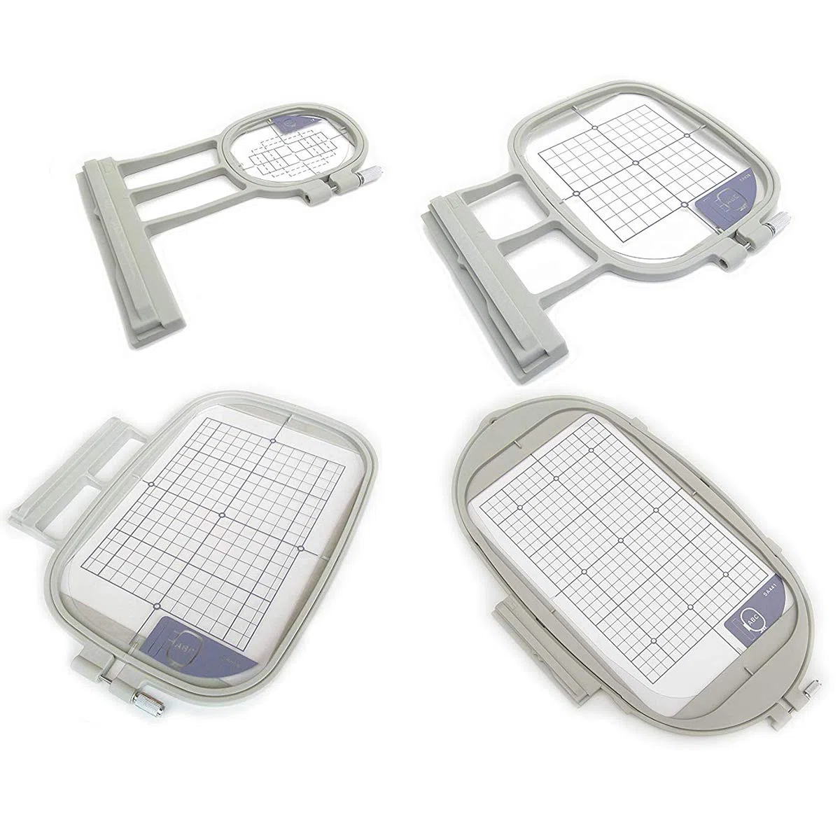 CKPSMS Marca - Bastidor de bordado compatible con/de repuesto para la marca Brother Innovis V3 / V5 / V7 / 800E Innovis 1500 1500D 2200 2200D 2500D 2800D 4000D 5000 5000D(1SET(4-Piece Total))