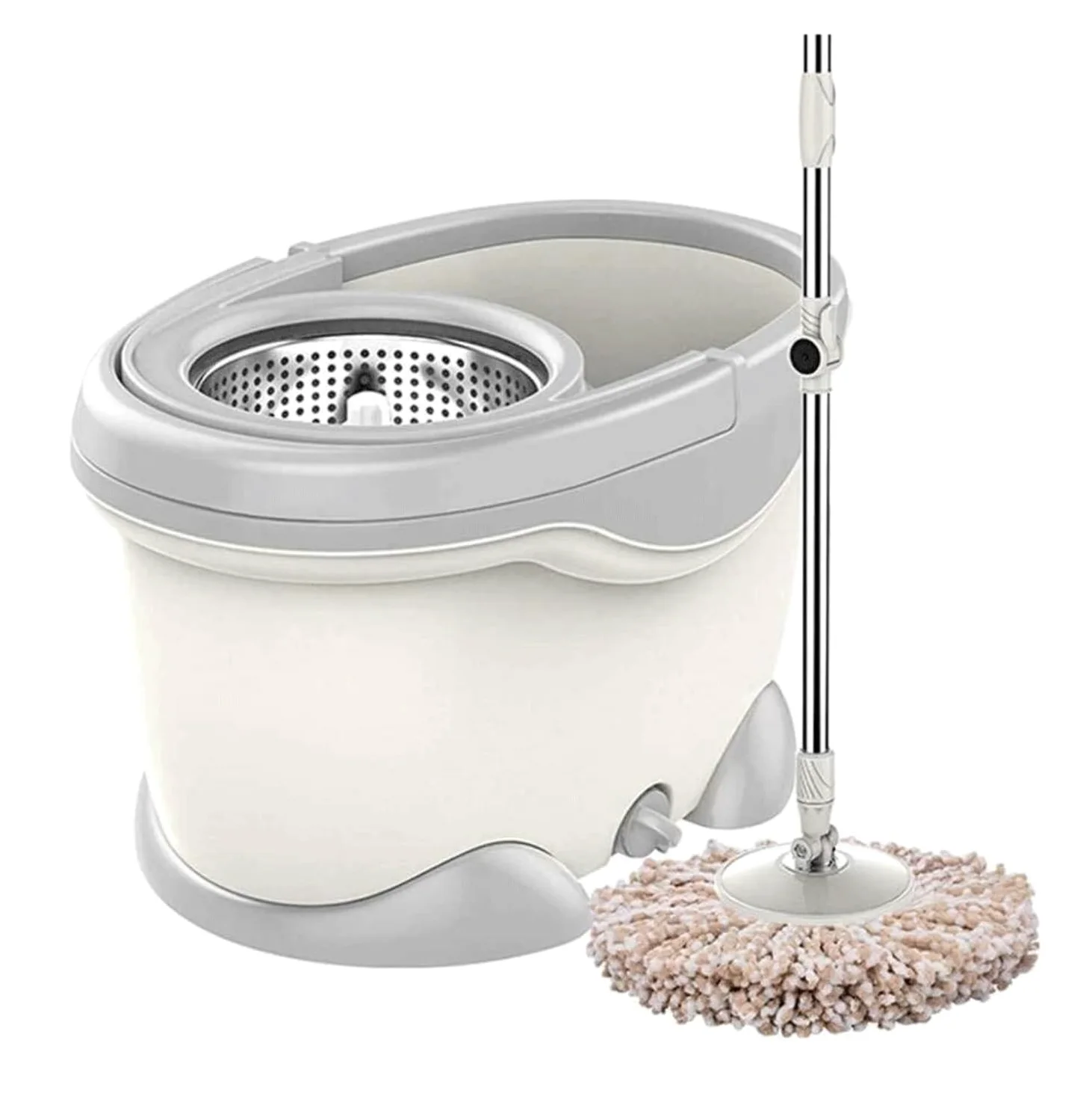 Fregona Mopa Fregona Giratoria con Balde Sistema De Limpieza De Pisos Fregona Giratoria para El Hogar Cocina Y Todas Las Superficies del Piso Mopas De Limpieza Suelos