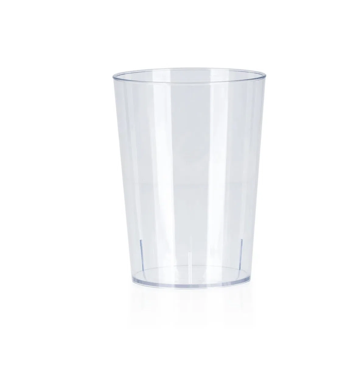 24 Vasos de plástico reutilizables de 500 ML acrílicos transparentes ideales para sidra