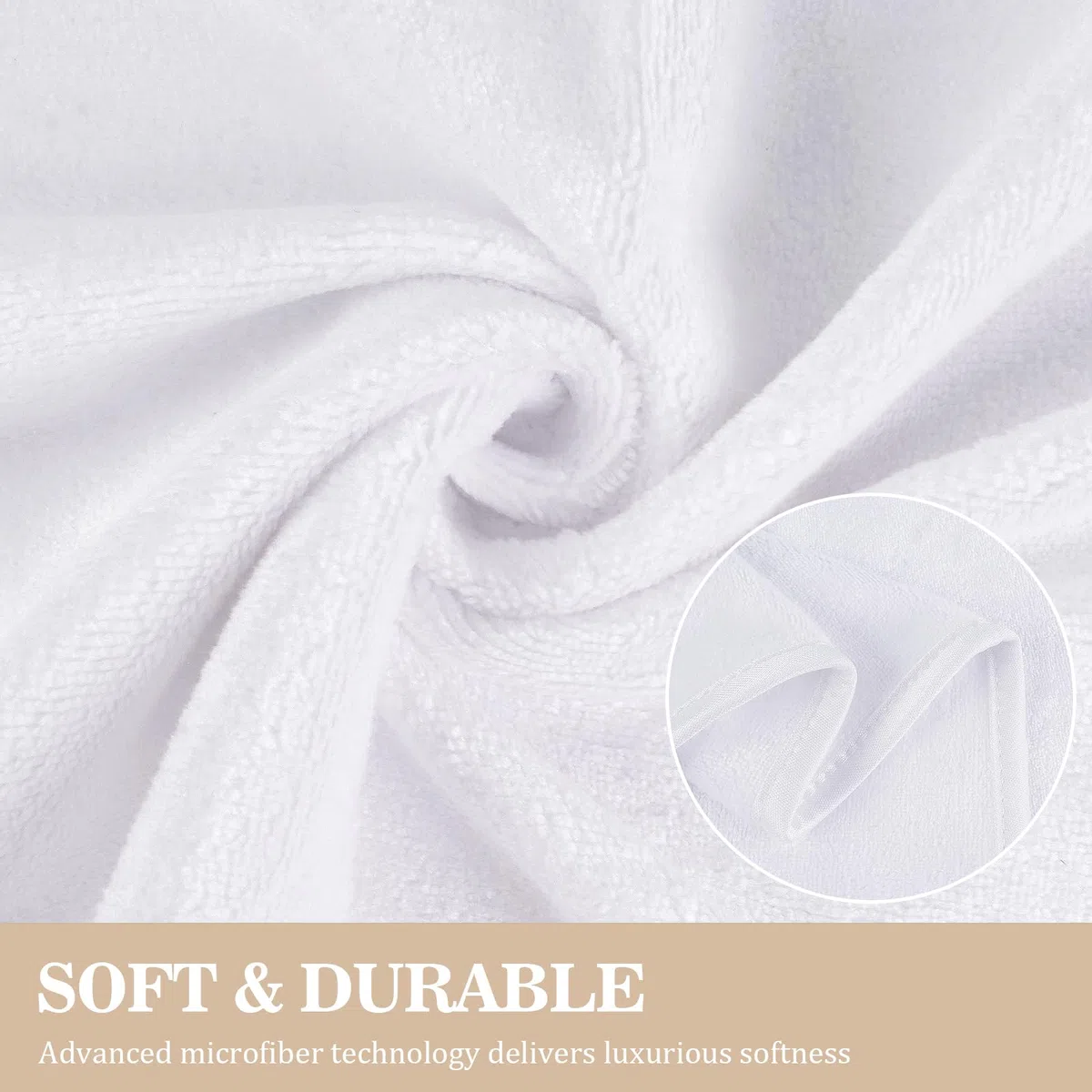 KinHwa Toallas de mano suaves de microfibra para baño, toallas absorbentes para invitados pequeños, toallas gruesas de cara de 30 cm x 50 cm, paño de secado rápido para baño, spa, gimnasio, paquete de