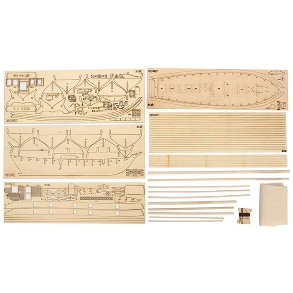 Stecto Maqueta de Barco, Modelo de Velero, Kit de Construcción de Barcos de Vela de Madera, Regalo para Niños