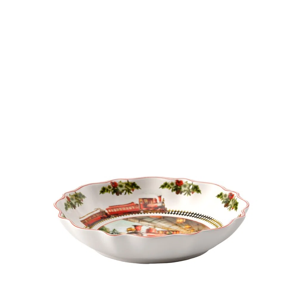 Villeroy & Boch - Annual Christmas Edition bol 2025 16,5 cm colorido, cuenco de Navidad, tazón de Navidad, objeto de colección, vajilla cerámica, porcelana premium