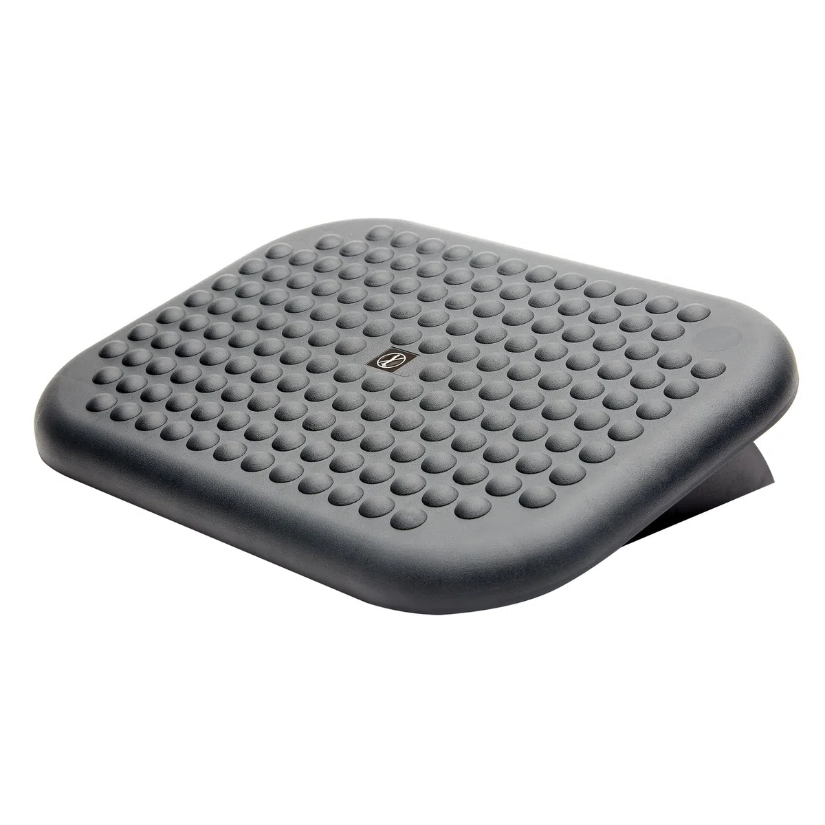 Fellowes Reposapiés Ergonómico para oficina - Soporte para pies de inclinación ajustable, antideslizante y con efecto masaje, Negro