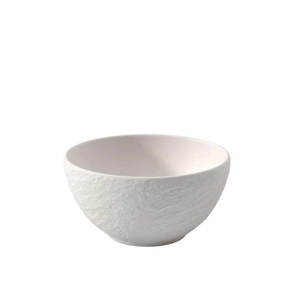 Villeroy & Boch Manufacture Cuencos de cereales Porcelana Premium, Blanco, 14cm