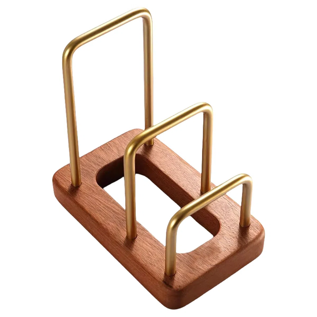 Estante base de madera para tablas de cortar, bandejas, sartenes, almacenamiento, multiusos, organizador de encimera de cocina, soporte para tabla de cortar