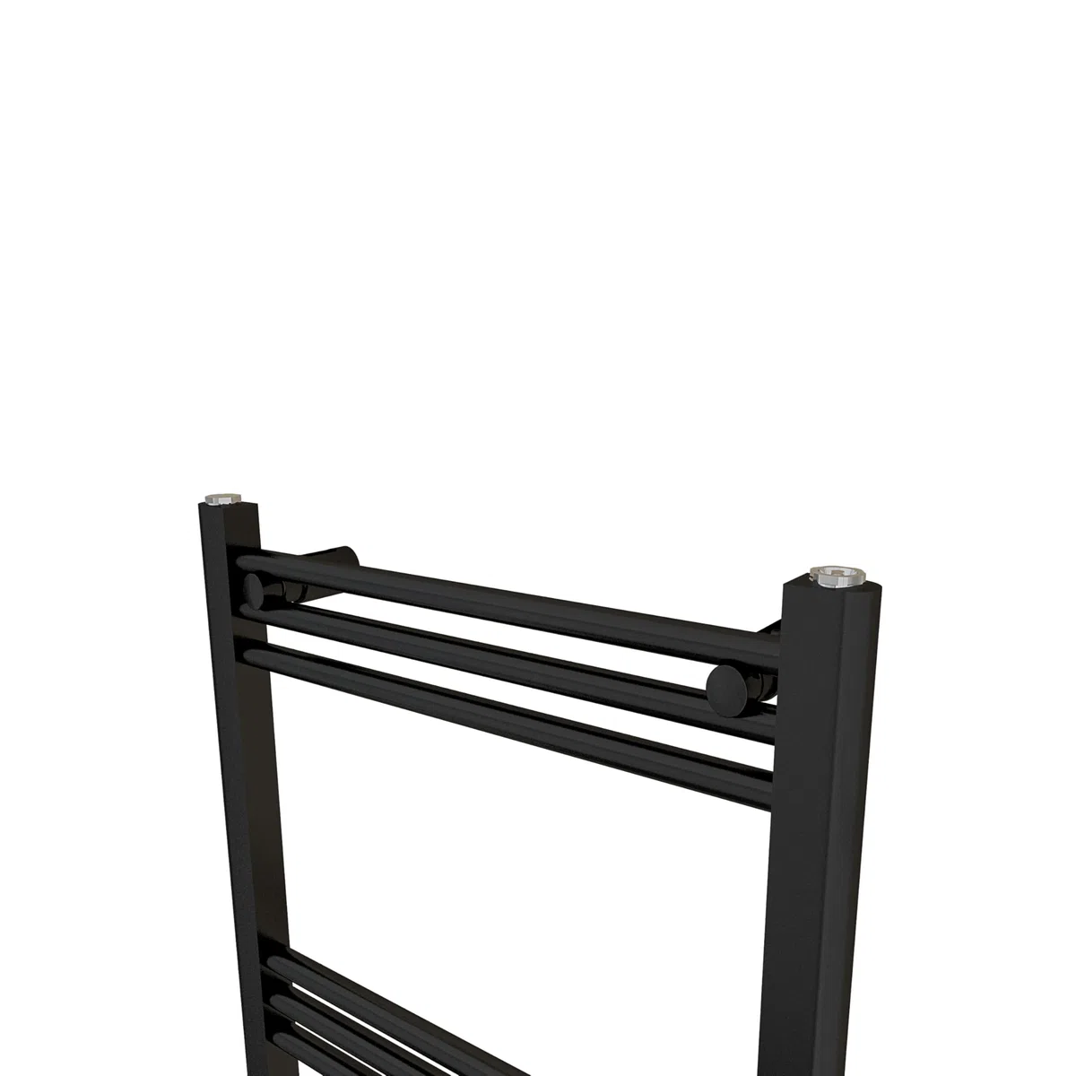 Aica Sanitarios Negro Radiador Toallero de Agua, Calentador de baño, Calienta Toallas Rápidamente (1650x500 mm)