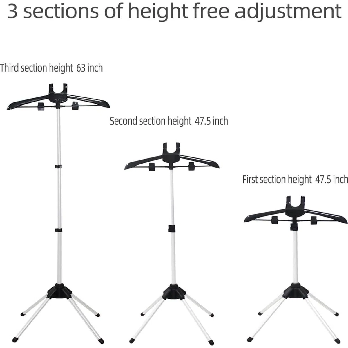 Perchas para Plancha de Vapor, Soporte de Planchado Vertical Telescópico con Guantes de Planchar, Soporte de Mano para Vaporizador de Ropa, Perchas para Planchar Vertical, Soporte de Vapor para Ropa