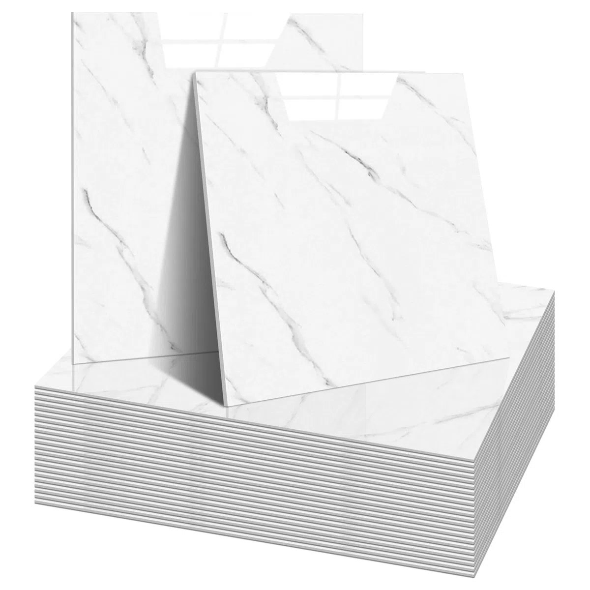 Paneles adhesivos de pared para azulejos de 30 x 30 cm, 24 unidades, aspecto de piedra, resistentes al agua y a la suciedad, se pueden cortar, para salón, baño, dormitorio (24)