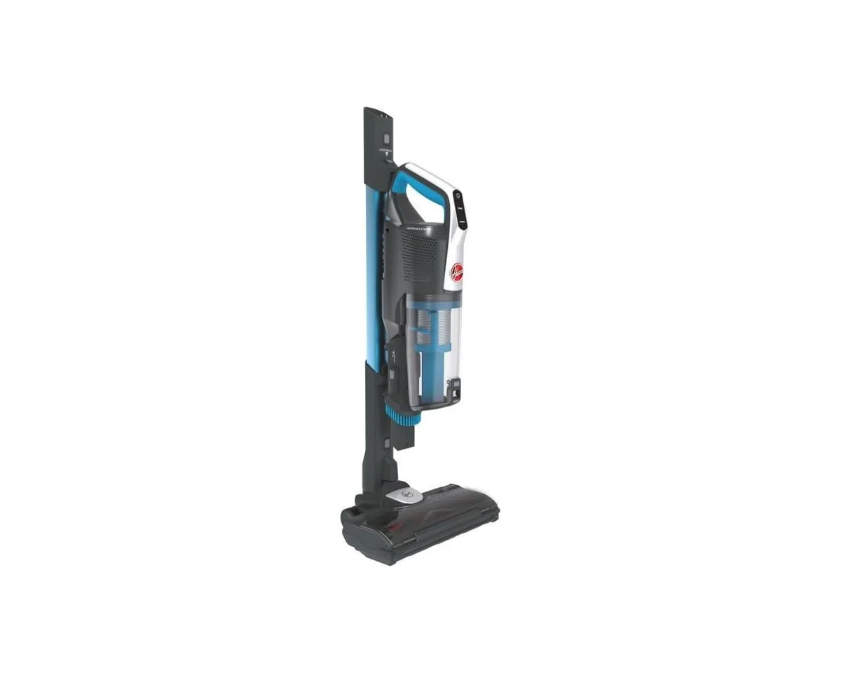 Hoover HF500 Especial Mascotas HF522STP Aspiradora Escoba sin Cable, Cepillo Pelo Mascotas y tapicerías, 45 min, Carga ultrarápida 2.5 h, 15500 Pa, Color Azul